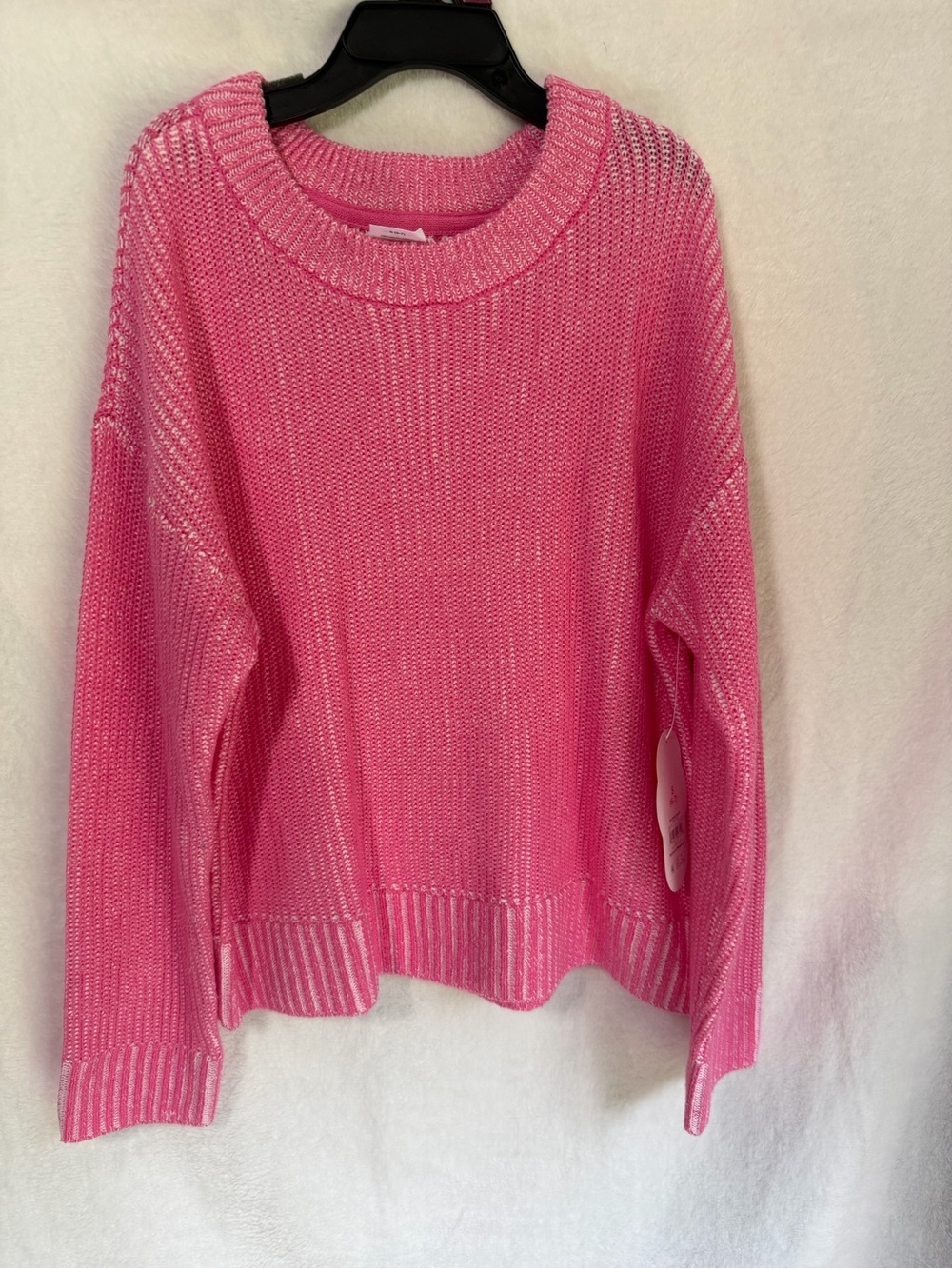 Women's Pink Crewneck Sweater